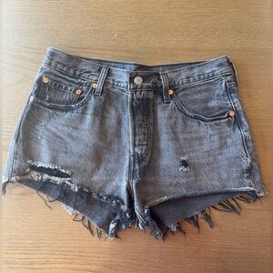 Levi’s cut offs, size 28, Black wash